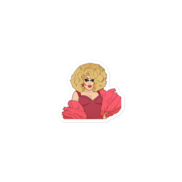  Sassy Trixie Mattel Bubble-Free Stickers by Queer In The World Originals sold by Queer In The World: The Shop - LGBT Merch Fashion