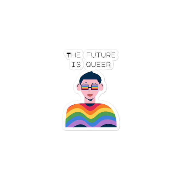 The Future Is Queer Bubble-Free Stickers by Queer In The World Originals sold by Queer In The World: The Shop - LGBT Merch Fashion