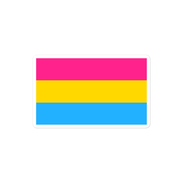  Pansexual Bubble-Free Stickers by Queer In The World Originals sold by Queer In The World: The Shop - LGBT Merch Fashion