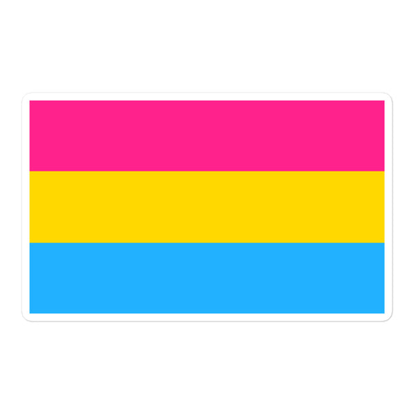  Pansexual Bubble-Free Stickers by Queer In The World Originals sold by Queer In The World: The Shop - LGBT Merch Fashion