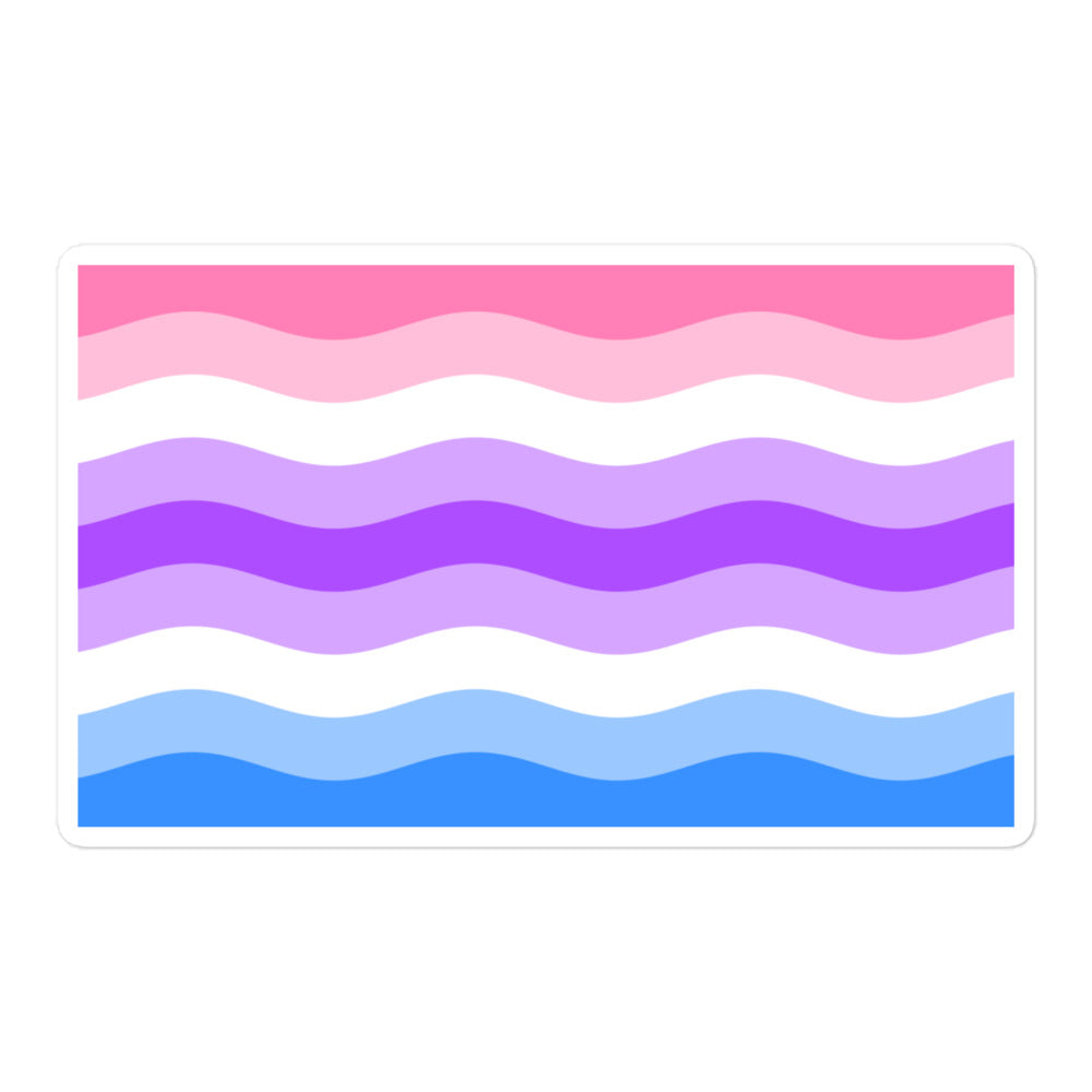  Alternative Genderfluid Bubble-Free Stickers by Queer In The World Originals sold by Queer In The World: The Shop - LGBT Merch Fashion
