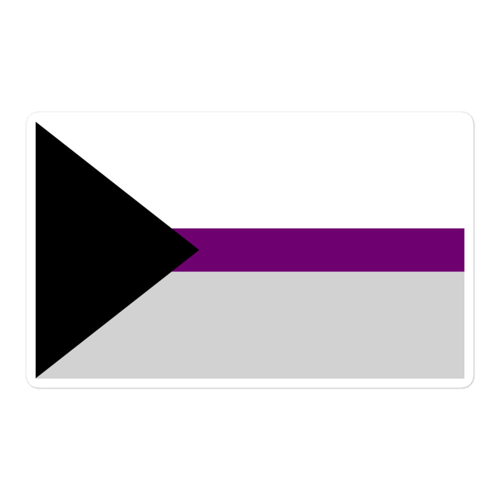  Demisexual Flag Bubble-Free Stickers by Queer In The World Originals sold by Queer In The World: The Shop - LGBT Merch Fashion