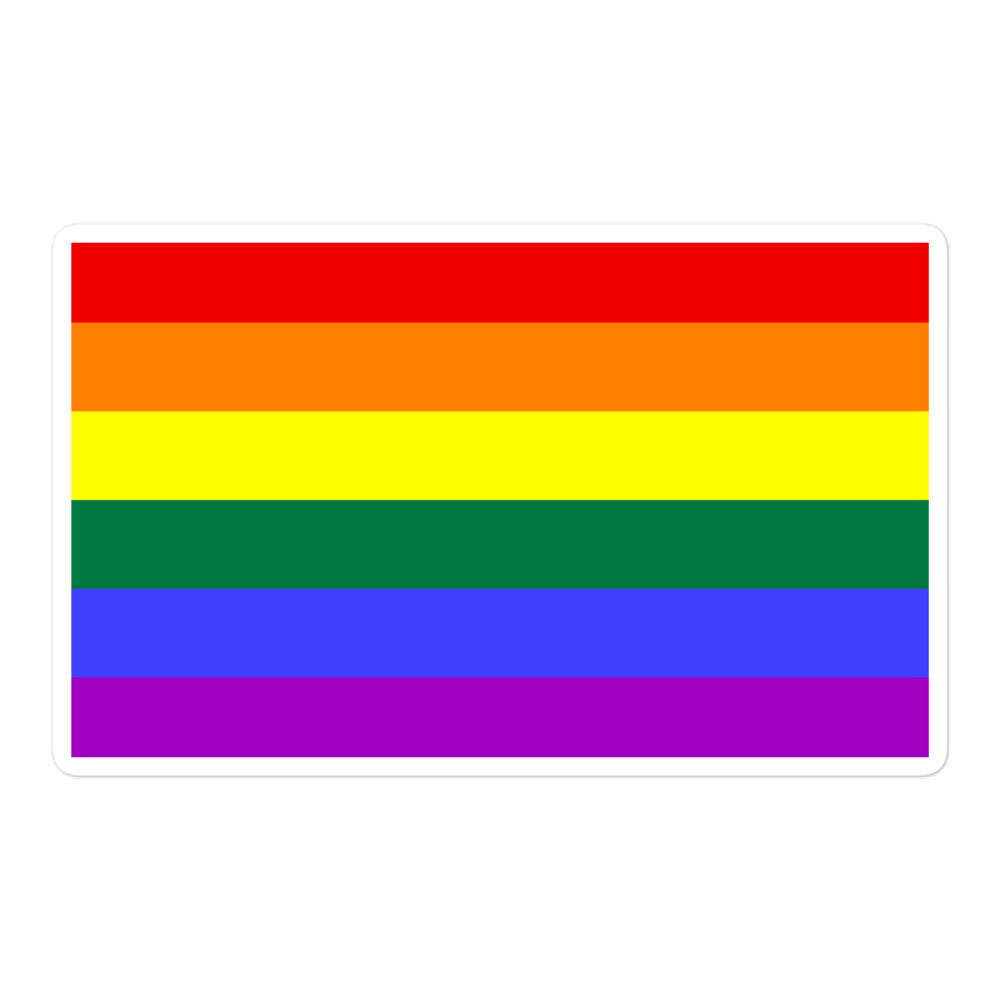  Gay Pride Flag Bubble-Free Stickers by Queer In The World Originals sold by Queer In The World: The Shop - LGBT Merch Fashion