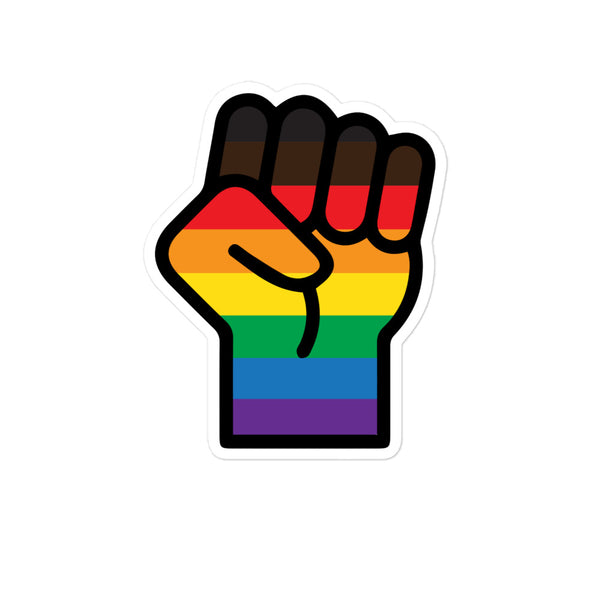  BLM LGBT Resist Bubble-Free Stickers by Queer In The World Originals sold by Queer In The World: The Shop - LGBT Merch Fashion