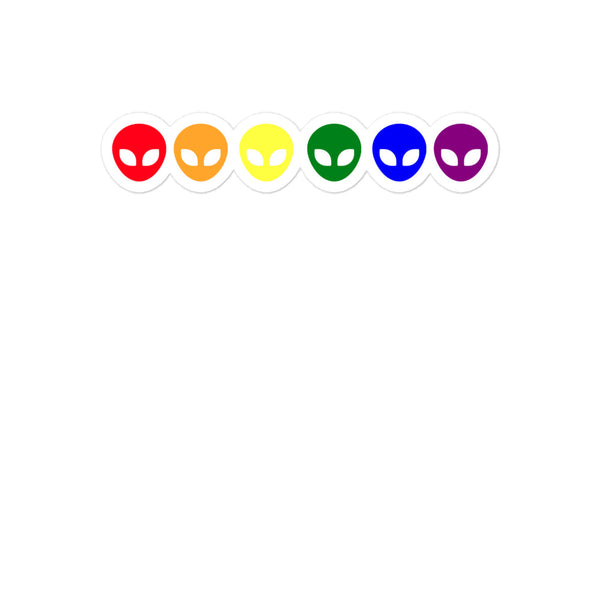  Gay Alien Bubble-Free Stickers by Queer In The World Originals sold by Queer In The World: The Shop - LGBT Merch Fashion