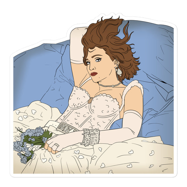  Madonna Like A Virgin Bubble-Free Stickers by Queer In The World Originals sold by Queer In The World: The Shop - LGBT Merch Fashion