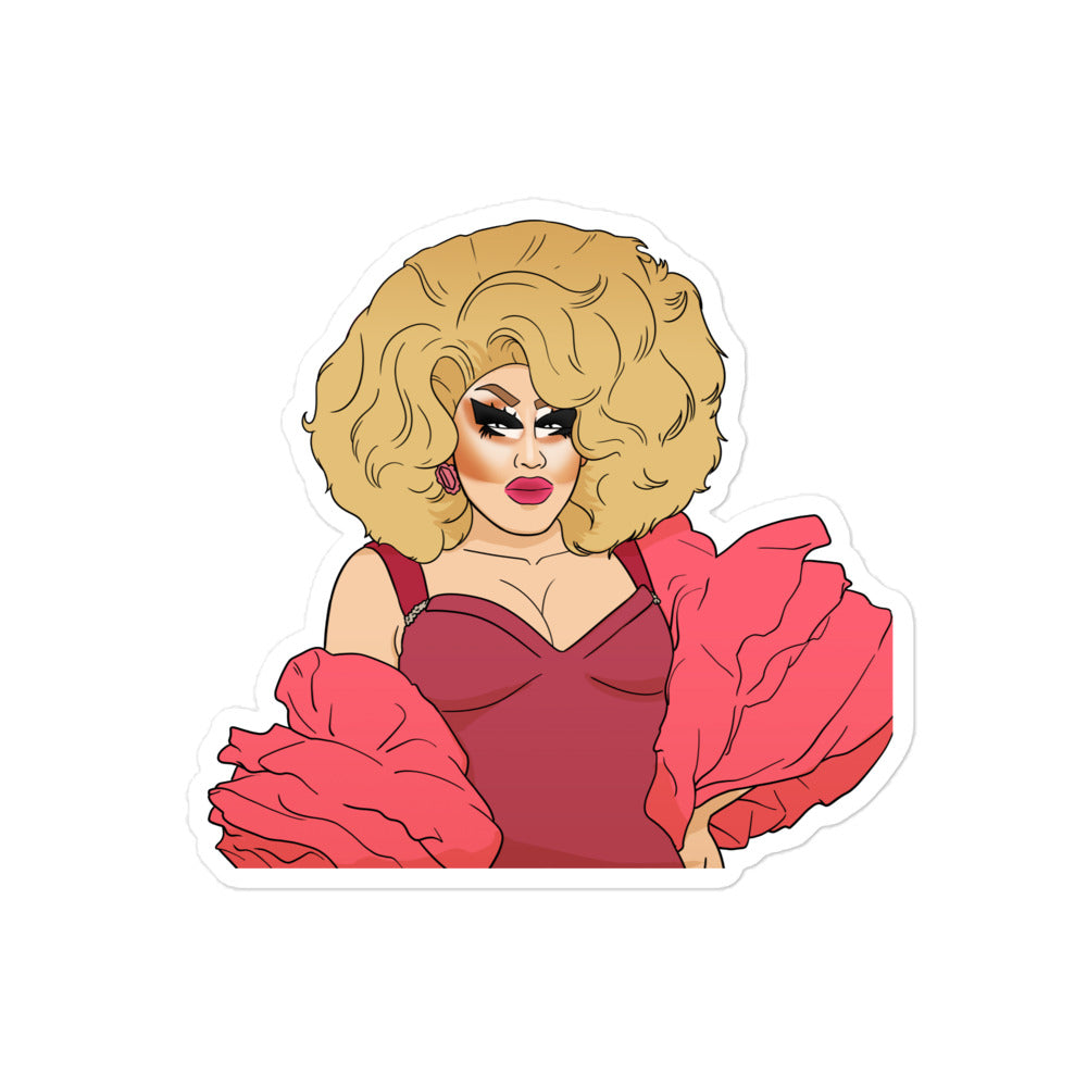  Sassy Trixie Mattel Bubble-Free Stickers by Queer In The World Originals sold by Queer In The World: The Shop - LGBT Merch Fashion