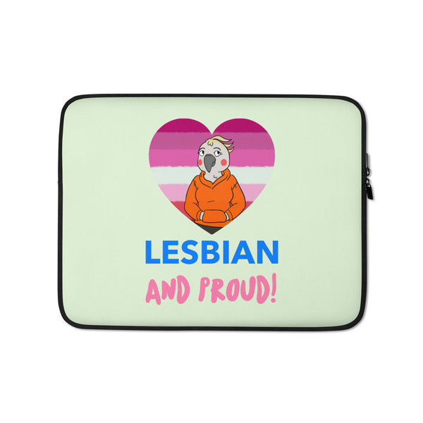  Lesbian And Proud Laptop Sleeve by Queer In The World Originals sold by Queer In The World: The Shop - LGBT Merch Fashion