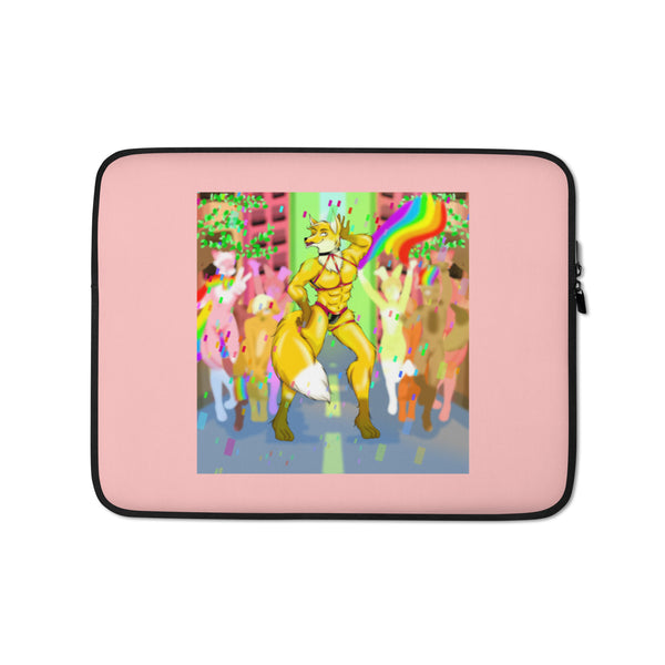  Gay Furry Pride Laptop Sleeve by Queer In The World Originals sold by Queer In The World: The Shop - LGBT Merch Fashion