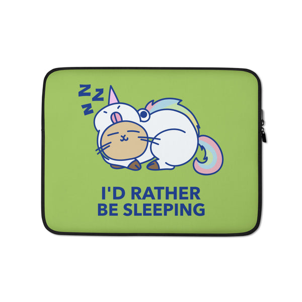  I'd Rather Be Sleeping Laptop Sleeve by Queer In The World Originals sold by Queer In The World: The Shop - LGBT Merch Fashion