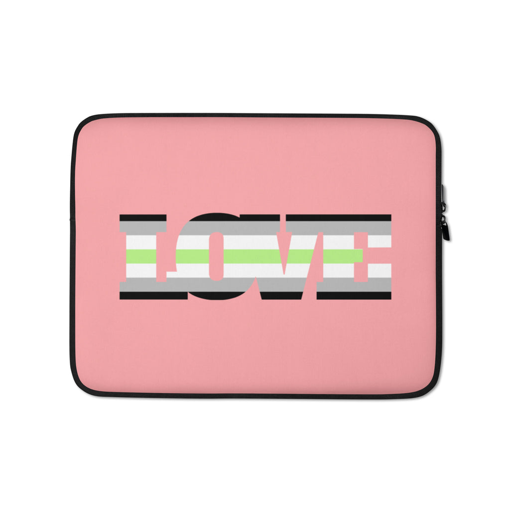  Agender Love Laptop Sleeve by Queer In The World Originals sold by Queer In The World: The Shop - LGBT Merch Fashion