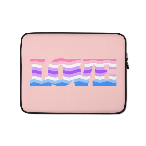  Alternative Genderfluid Love Laptop Sleeve by Queer In The World Originals sold by Queer In The World: The Shop - LGBT Merch Fashion