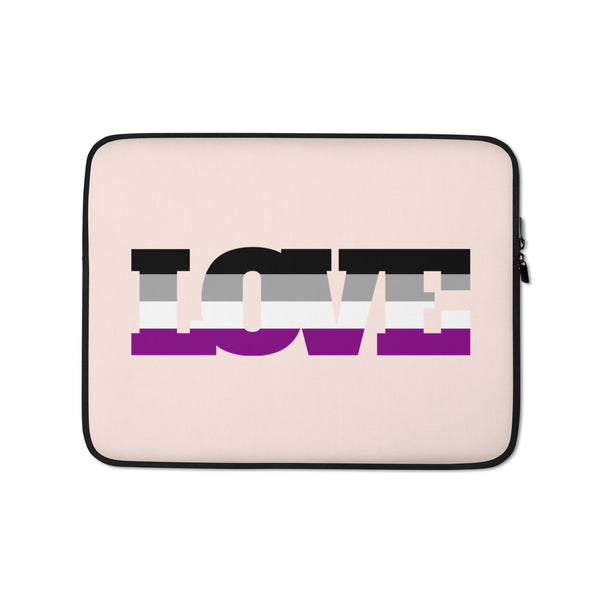  Asexual Love Laptop Sleeve by Queer In The World Originals sold by Queer In The World: The Shop - LGBT Merch Fashion