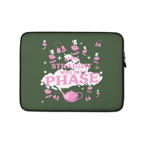  Being Straight Was My Phase Laptop Sleeve by Queer In The World Originals sold by Queer In The World: The Shop - LGBT Merch Fashion