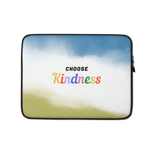  Choose Kindness Laptop Sleeve by Queer In The World Originals sold by Queer In The World: The Shop - LGBT Merch Fashion