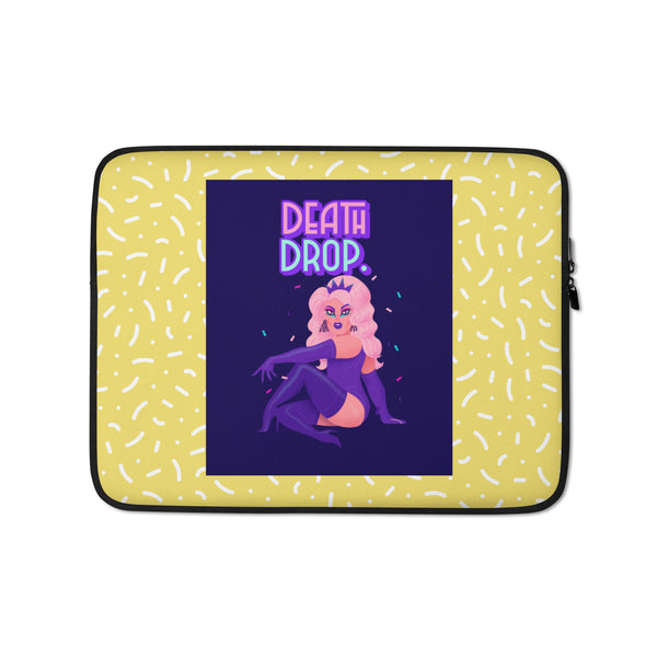  Death Drop Laptop Sleeve by Queer In The World Originals sold by Queer In The World: The Shop - LGBT Merch Fashion