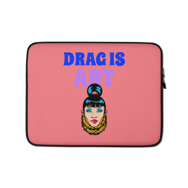  Drag Is Art Laptop Sleeve by Queer In The World Originals sold by Queer In The World: The Shop - LGBT Merch Fashion