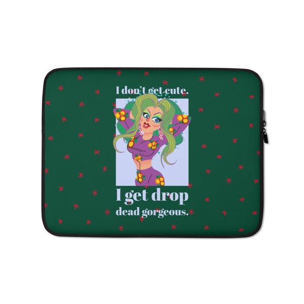  Drop Dead Gorgeous Laptop Sleeve by Queer In The World Originals sold by Queer In The World: The Shop - LGBT Merch Fashion