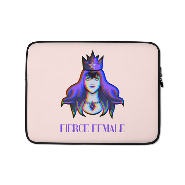  Fierce Female Laptop Sleeve by Queer In The World Originals sold by Queer In The World: The Shop - LGBT Merch Fashion