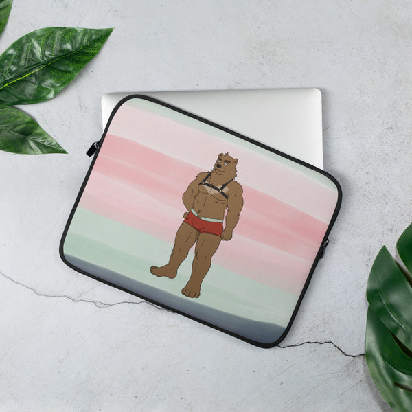  Gay Bear Laptop Sleeve by Queer In The World Originals sold by Queer In The World: The Shop - LGBT Merch Fashion