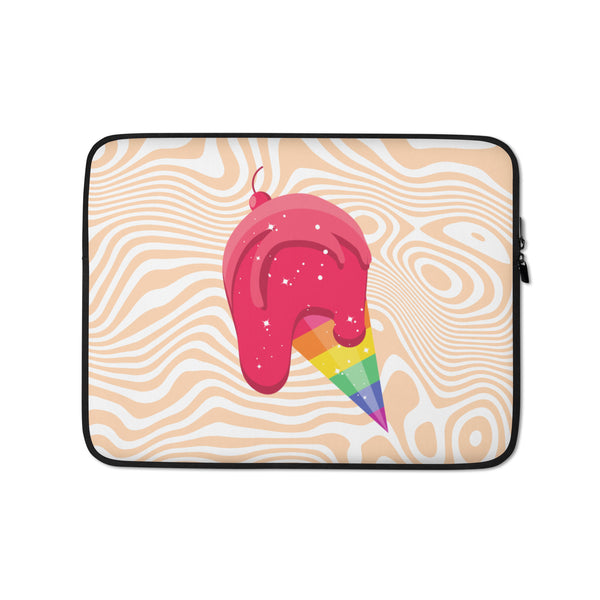  Gay Icecream Laptop Sleeve by Queer In The World Originals sold by Queer In The World: The Shop - LGBT Merch Fashion