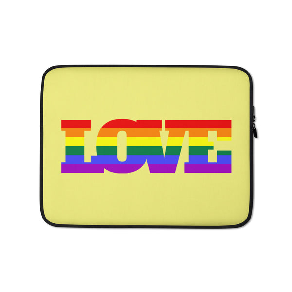  Gay Love Laptop Sleeve by Queer In The World Originals sold by Queer In The World: The Shop - LGBT Merch Fashion