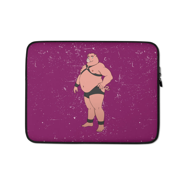  Gay Pig Laptop Sleeve by Queer In The World Originals sold by Queer In The World: The Shop - LGBT Merch Fashion