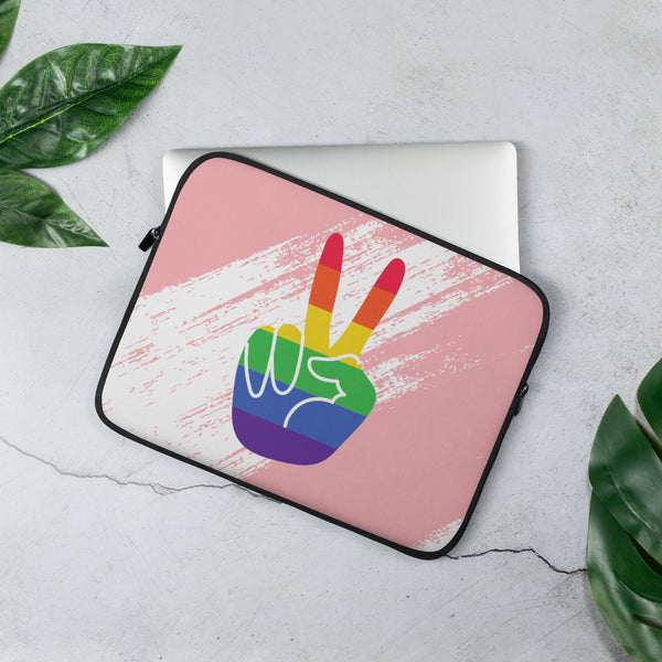  Gay Pride Laptop Sleeve by Queer In The World Originals sold by Queer In The World: The Shop - LGBT Merch Fashion