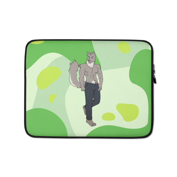  Gay Wolf Laptop Sleeve by Queer In The World Originals sold by Queer In The World: The Shop - LGBT Merch Fashion