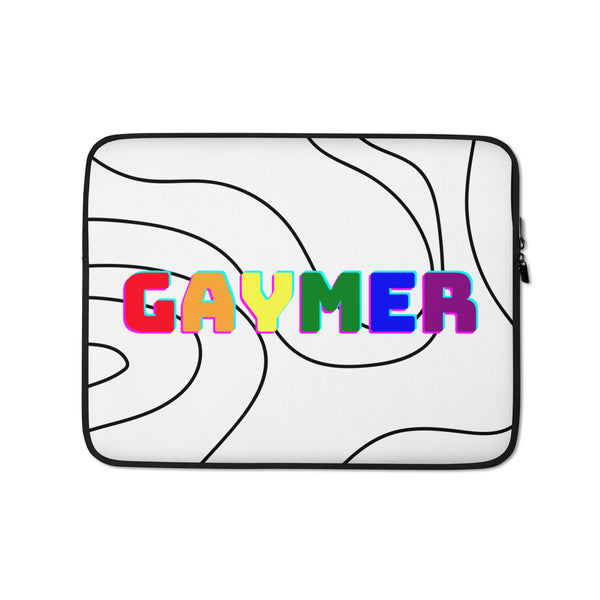  Gaymer Laptop Sleeve by Queer In The World Originals sold by Queer In The World: The Shop - LGBT Merch Fashion