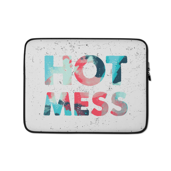  Hot Mess Laptop Sleeve by Queer In The World Originals sold by Queer In The World: The Shop - LGBT Merch Fashion