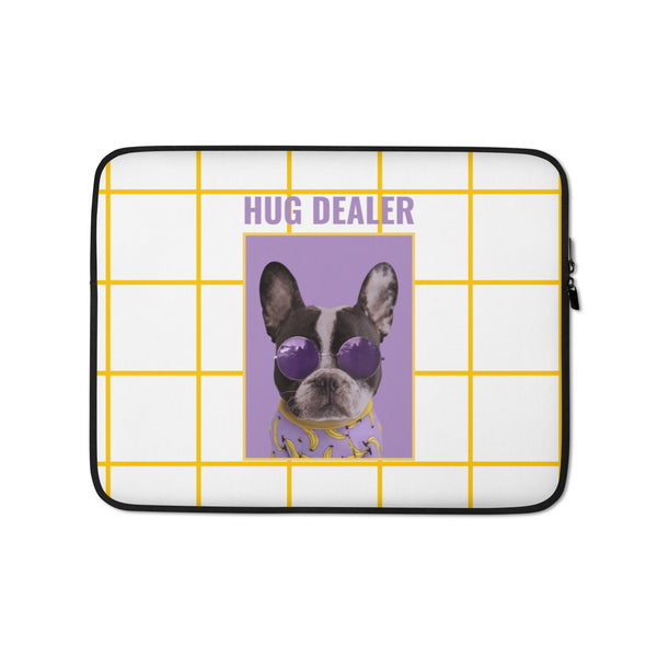  Hug Dealer Laptop Sleeve by Queer In The World Originals sold by Queer In The World: The Shop - LGBT Merch Fashion