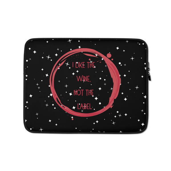  I Like The Wine Not The Label Pansexual Laptop Sleeve by Queer In The World Originals sold by Queer In The World: The Shop - LGBT Merch Fashion