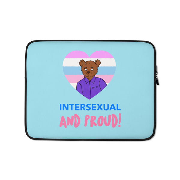  Intersexual And Proud Laptop Sleeve by Queer In The World Originals sold by Queer In The World: The Shop - LGBT Merch Fashion