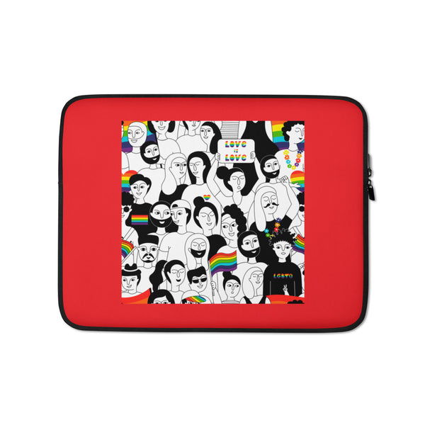  LGBT Pride Laptop Sleeve by Queer In The World Originals sold by Queer In The World: The Shop - LGBT Merch Fashion