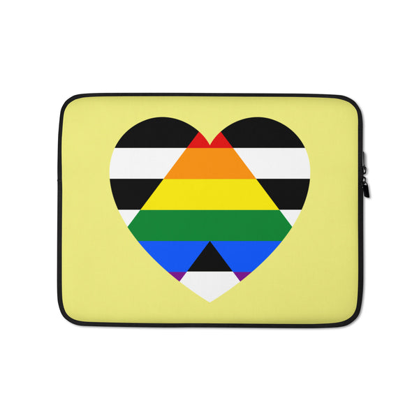  LGBTQ Ally Laptop Sleeve by Queer In The World Originals sold by Queer In The World: The Shop - LGBT Merch Fashion