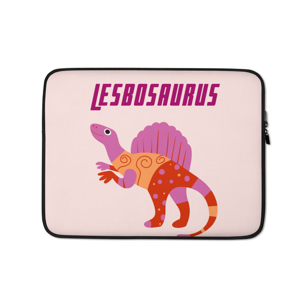  Lesbosaurus Laptop Sleeve by Queer In The World Originals sold by Queer In The World: The Shop - LGBT Merch Fashion