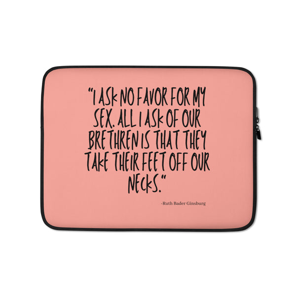  No Favor For My Sex Laptop Sleeve by Queer In The World Originals sold by Queer In The World: The Shop - LGBT Merch Fashion