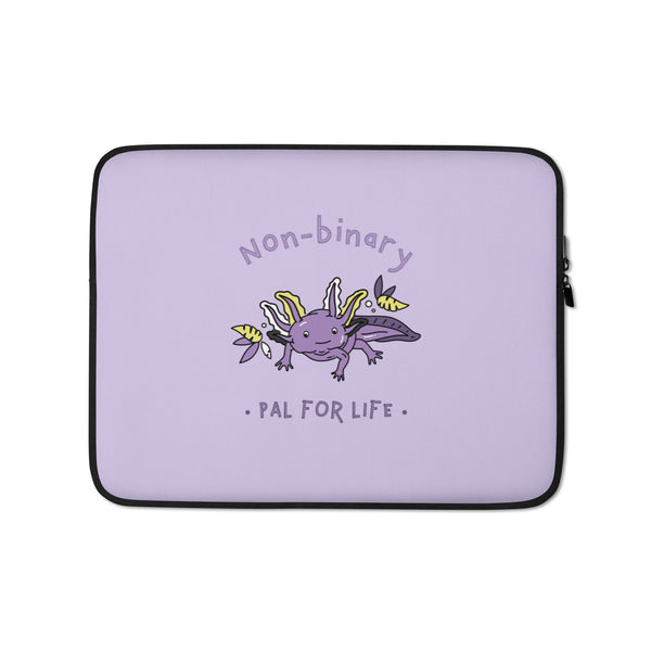  Non-Binary Pal For Life Laptop Sleeve by Queer In The World Originals sold by Queer In The World: The Shop - LGBT Merch Fashion