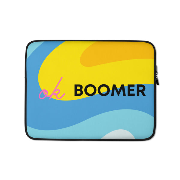  Ok Boomer Laptop Sleeve by Queer In The World Originals sold by Queer In The World: The Shop - LGBT Merch Fashion