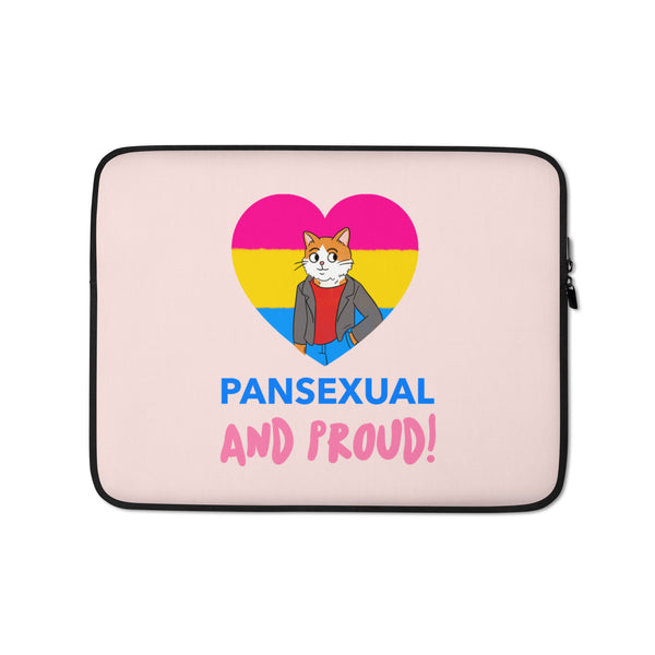  Pansexual And Proud Laptop Sleeve by Queer In The World Originals sold by Queer In The World: The Shop - LGBT Merch Fashion