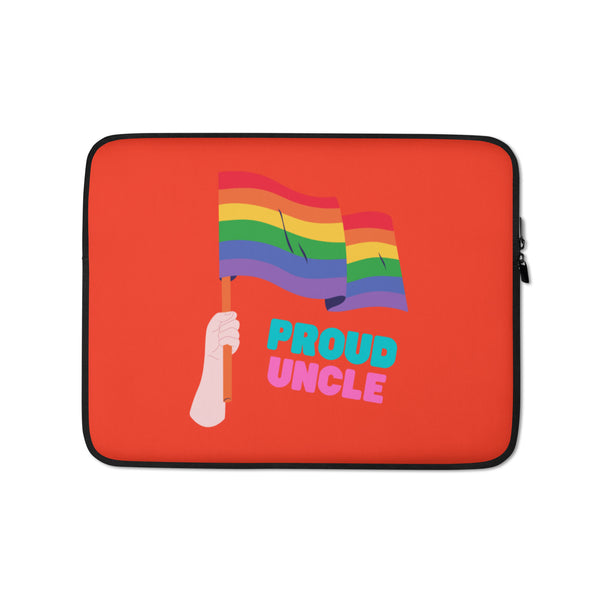  Proud Uncle Laptop Sleeve by Queer In The World Originals sold by Queer In The World: The Shop - LGBT Merch Fashion