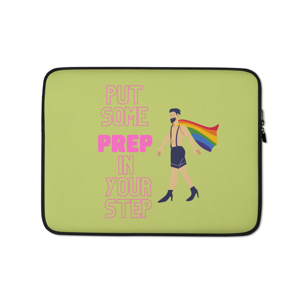  Put Some Prep In Your Step Laptop Sleeve by Queer In The World Originals sold by Queer In The World: The Shop - LGBT Merch Fashion