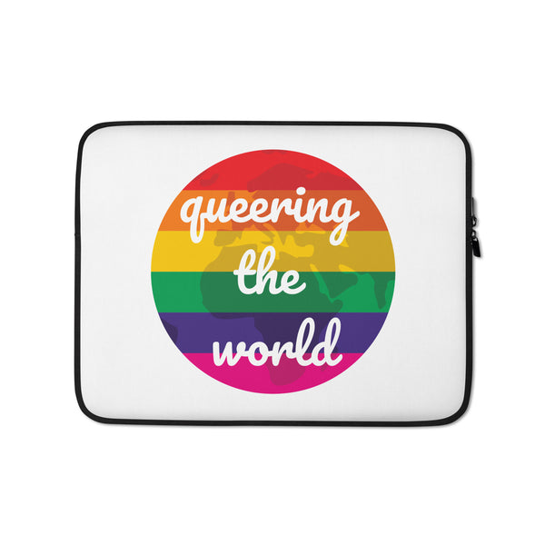  Queering The World Laptop Sleeve by Queer In The World Originals sold by Queer In The World: The Shop - LGBT Merch Fashion