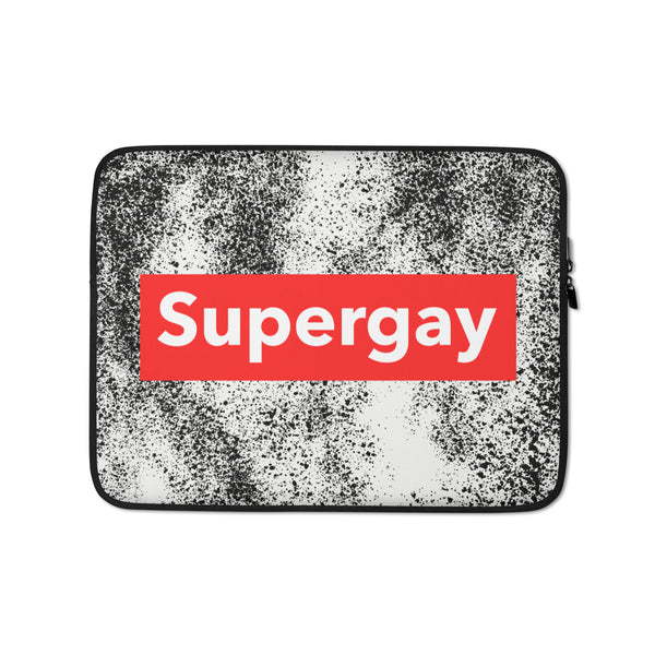  Supergay Laptop Sleeve by Queer In The World Originals sold by Queer In The World: The Shop - LGBT Merch Fashion