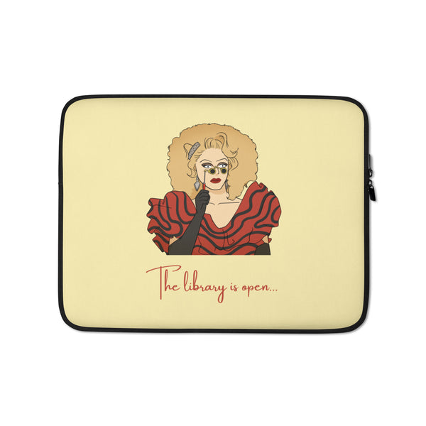  The Library Is Open (Rupaul) Laptop Sleeve by Queer In The World Originals sold by Queer In The World: The Shop - LGBT Merch Fashion