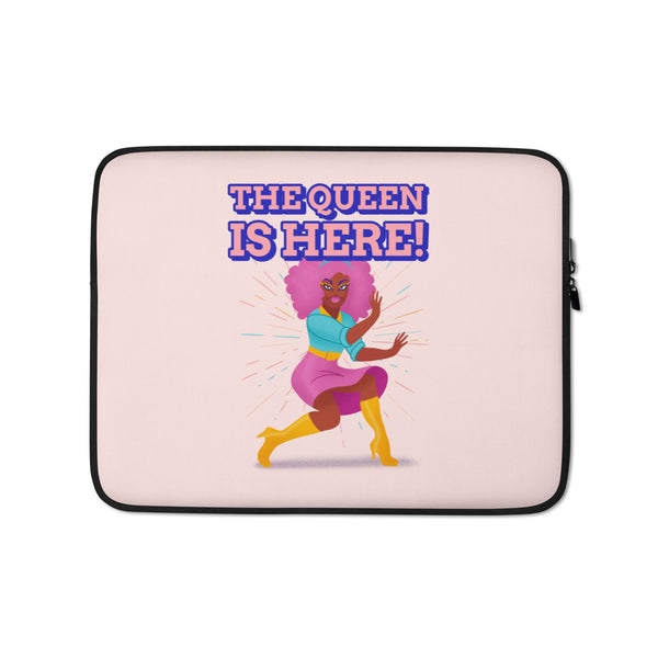  The Queen Is Here Laptop Sleeve by Queer In The World Originals sold by Queer In The World: The Shop - LGBT Merch Fashion