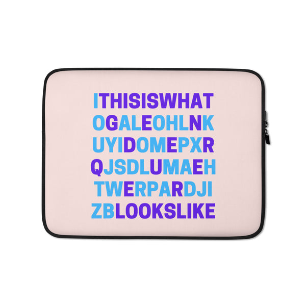  This Is What Genderqueer Looks Like Laptop Sleeve by Queer In The World Originals sold by Queer In The World: The Shop - LGBT Merch Fashion