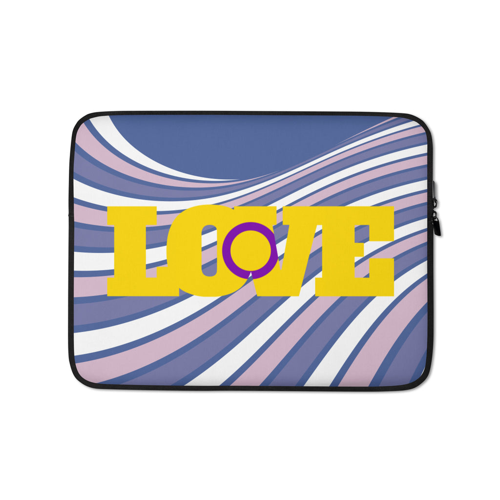  Intersex Love Laptop Sleeve by Queer In The World Originals sold by Queer In The World: The Shop - LGBT Merch Fashion