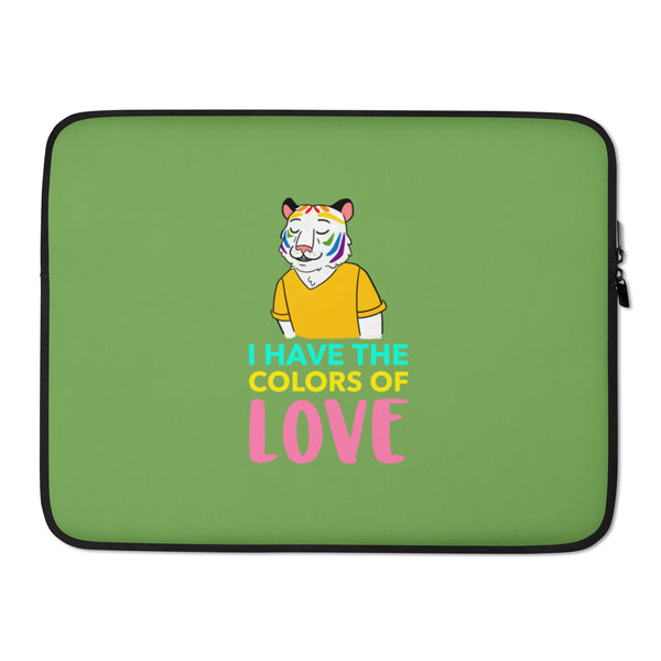  I Have The Color Of Love Laptop Sleeve by Queer In The World Originals sold by Queer In The World: The Shop - LGBT Merch Fashion